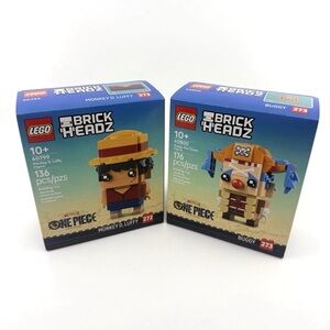 LEGO 2025 ONE PIECE Monkey D. Luffy Figure 40799 & LEGO Buggy The Clown 40800